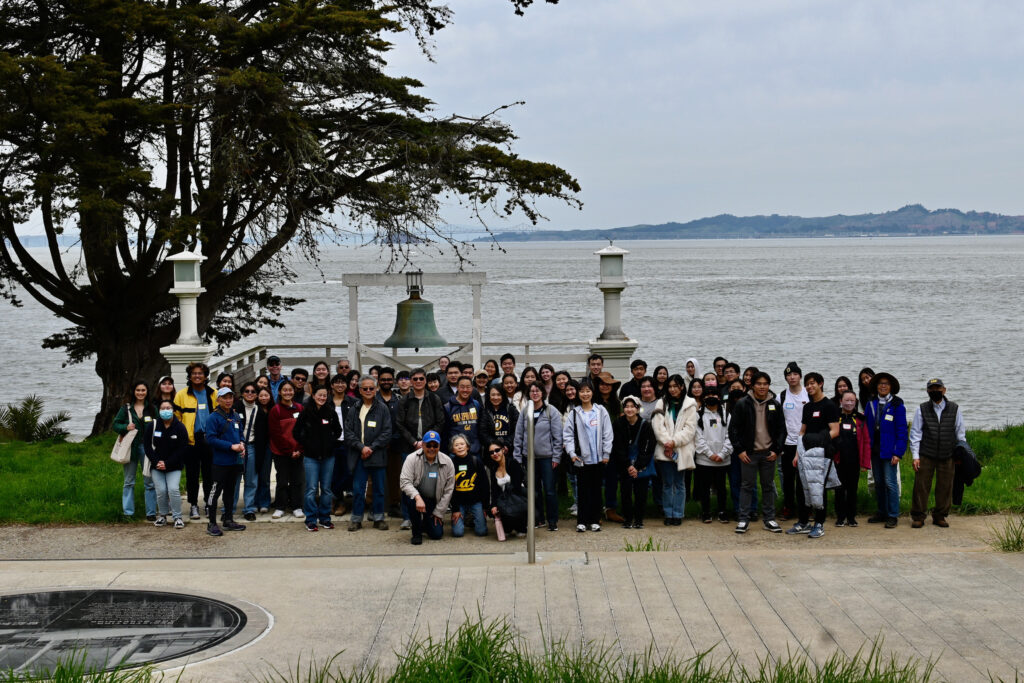 Group photo after Angel Island's Immigration Station Tour